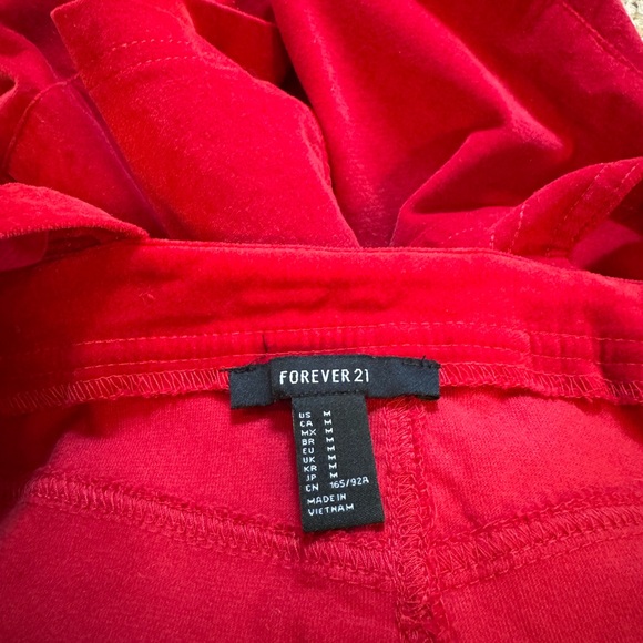 *3 for $9* Red Mini Overalls Dress - Picture 10 of 10